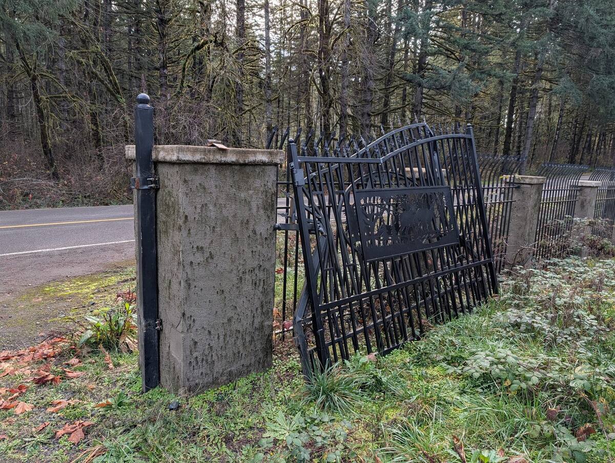Damaged gate